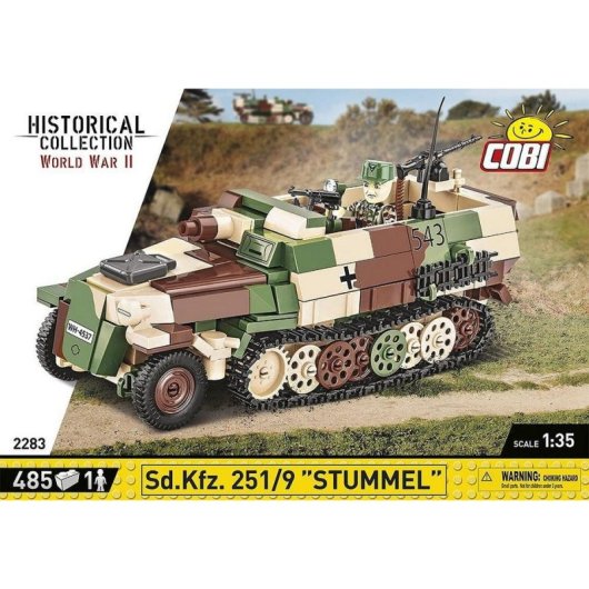 COBI World War II Sd.Kfz.251 Stummel COBI-2283 485 Teile