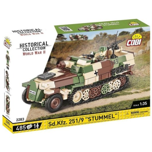 COBI World War II Sd.Kfz.251 Stummel COBI-2283 485 Teile