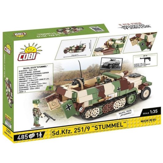 COBI World War II Sd.Kfz.251 Stummel COBI-2283 485 Teile