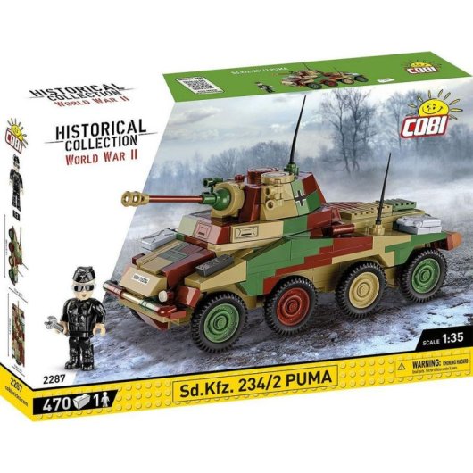 COBI World War II Sd.Kfz. 234/2 Puma COBI-2287 470 pièces