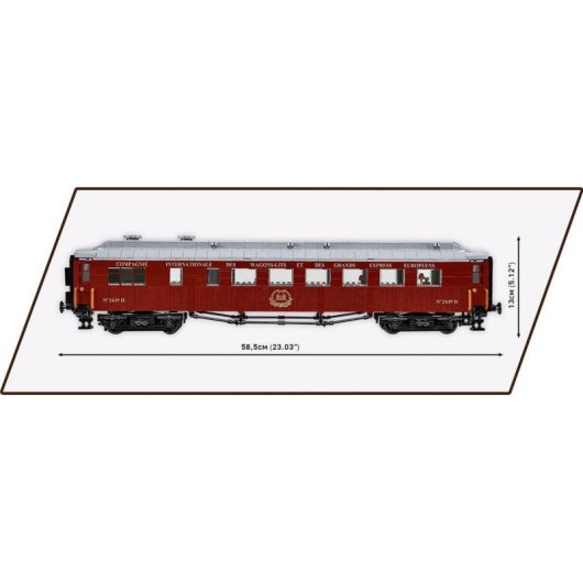 COBI Trains Compiègne Wagon 22 June 1940 COBI-6289 2001 piezas