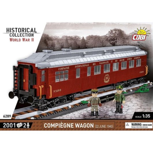 COBI Trains Compiègne Wagon 22 June 1940 COBI-6289 2001 piezas