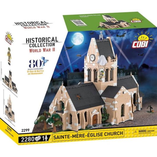 COBI Sainte-Mère-Église Church COBI-2299 2280 Teile