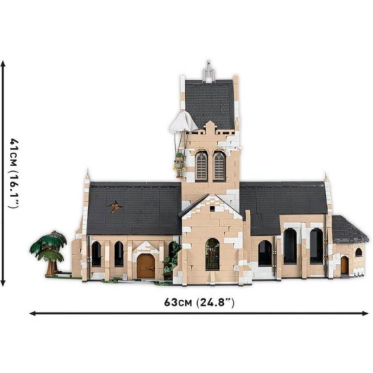 COBI Sainte-Mère-Église Church COBI-2299 2280 Teile