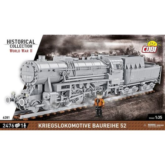 COBI Kriegslokomotive Baureihe 52 COBI-6281 2476 piezas
