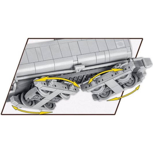 COBI Kriegslokomotive Baureihe 52 COBI-6281 2476 piezas