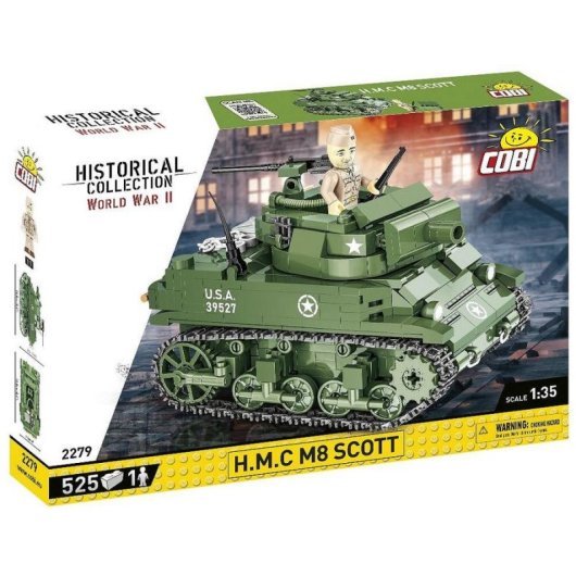 COBI World War II H.M.C M8 Scott COBI-2279 525 piezas