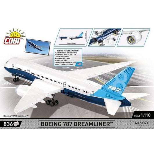COBI Boeing 787 Dreamliner COBI-26603 836 pièces