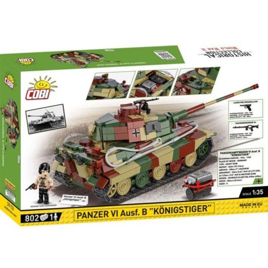 COBI Panzer VI Ausf. B Königstiger COBI-3113 802 Teile