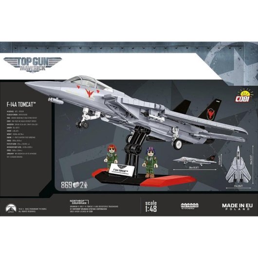 COBI Top Gun Maverick F-14 Tomcat COBI-5920 869 piezas