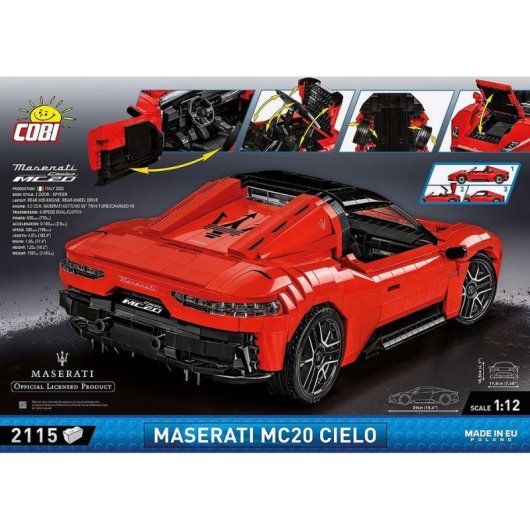 COBI Maserati MC20 Cielo COBI-24352 2115 piezas