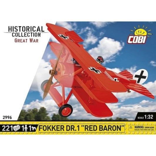 COBI Fokker Dr.1 Red Baron COBI-2996 221 piezas