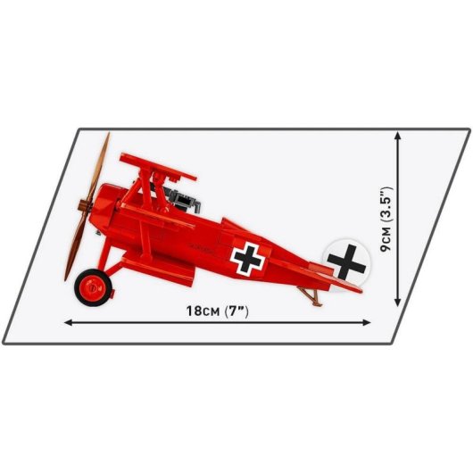 COBI Fokker Dr.1 Red Baron COBI-2996 221 piezas