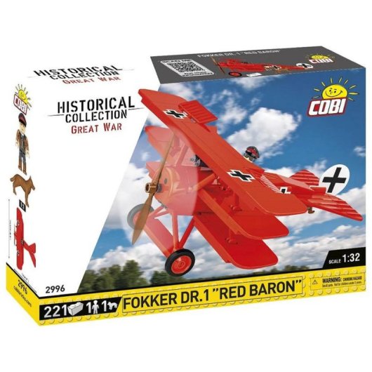 COBI Fokker Dr.1 Red Baron COBI-2996 221 piezas