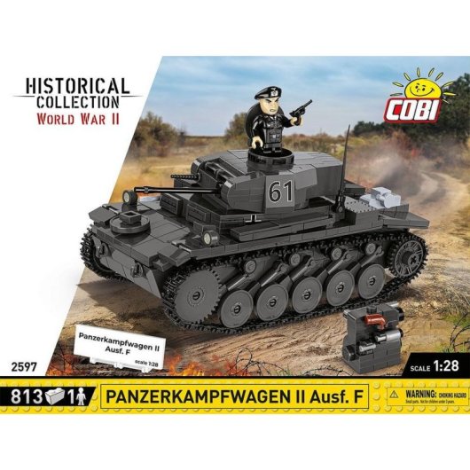 COBI Panzerkampfwagen II Ausf. F COBI-2597 813 piezas
