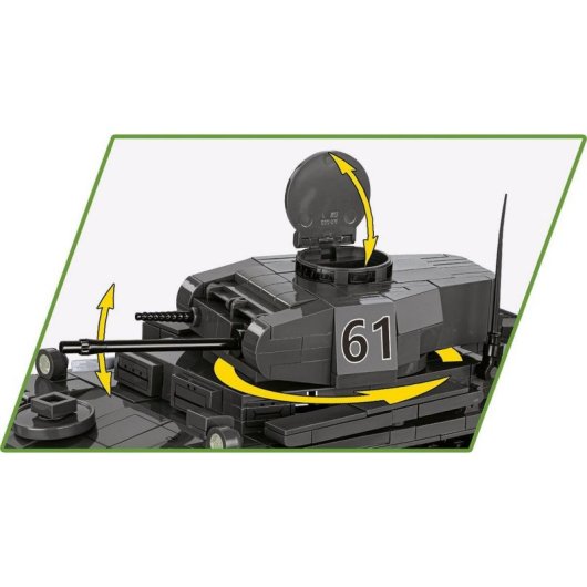 COBI Panzerkampfwagen II Ausf. F COBI-2597 813 piezas