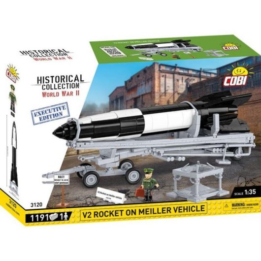 COBI World War II Cohete V2 en vehículo Meiller Edición Ejecutiva COBI-3120 1191 piezas