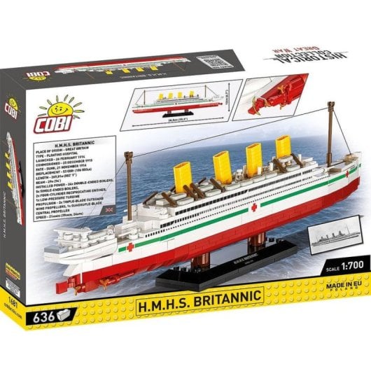 COBI World War I H.M.H.S. Britannic COBI-1681 636 piezas