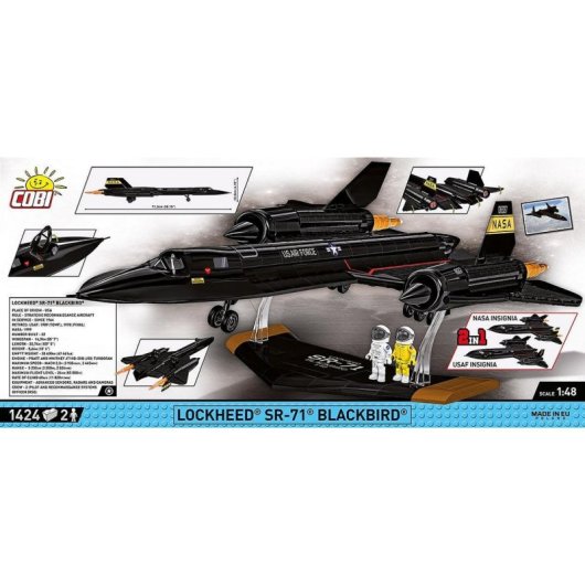 COBI Armed Forces Lockheed SR-71 Blackbird COBI-5890 1424 piezas