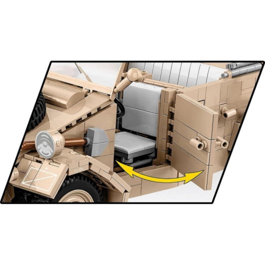 COBI Juegos de construcción Kübelwagen Personenkraftwagen Typ 82 COBI-2803 1326 piezas