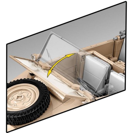 COBI Juegos de construcción Kübelwagen Personenkraftwagen Typ 82 COBI-2803 1326 piezas