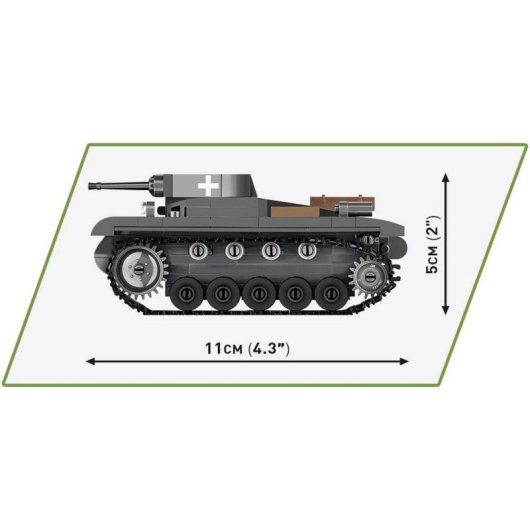 COBI Panzer II Ausf. A COBI-2718 250 pièces
