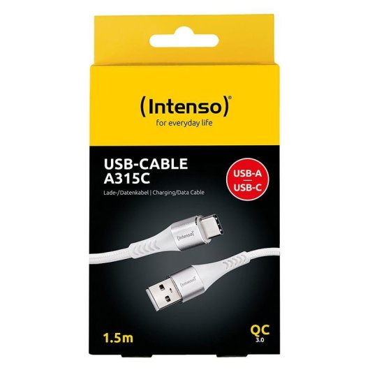 Cavo USB Intenso A315C 1,5 m USB-A a USB-C ricarica rapida 60 W