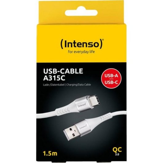 Cavo USB Intenso A315C 1,5 m USB-A a USB-C ricarica rapida 60 W