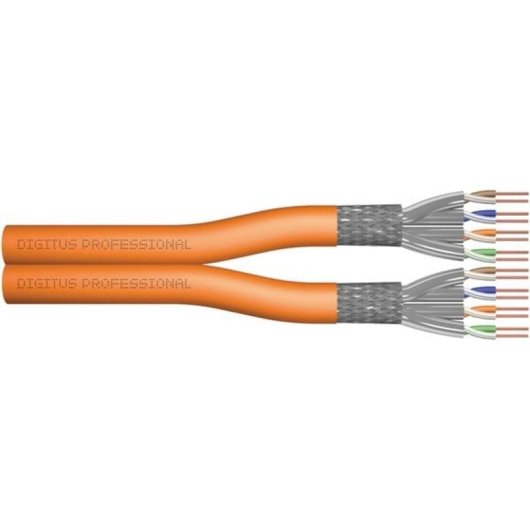 Cable réseau Cat 7 S/FTP Digitus 100 m orange