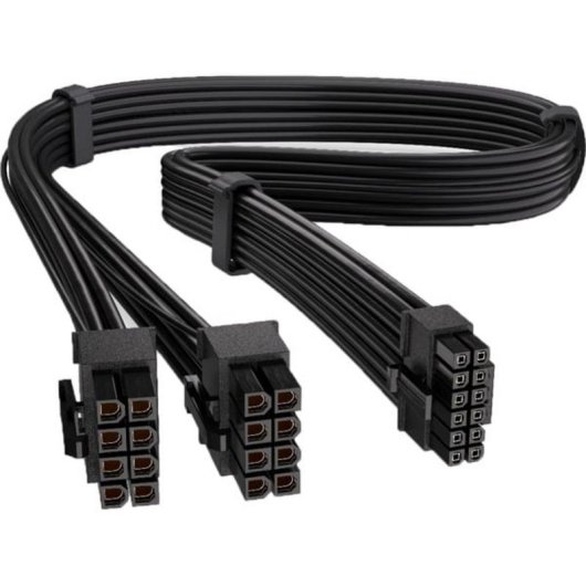 Câble ENDORFY Supremo FM5 HPWR 12VHPWR à 2x PCI-E 0,6 m Noir