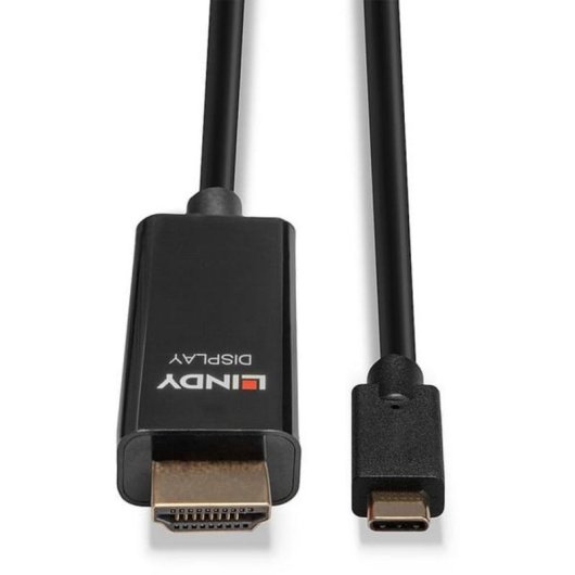Cable Adaptador USB Tipo C a HDMI 10 m Lindy 43317 Negro