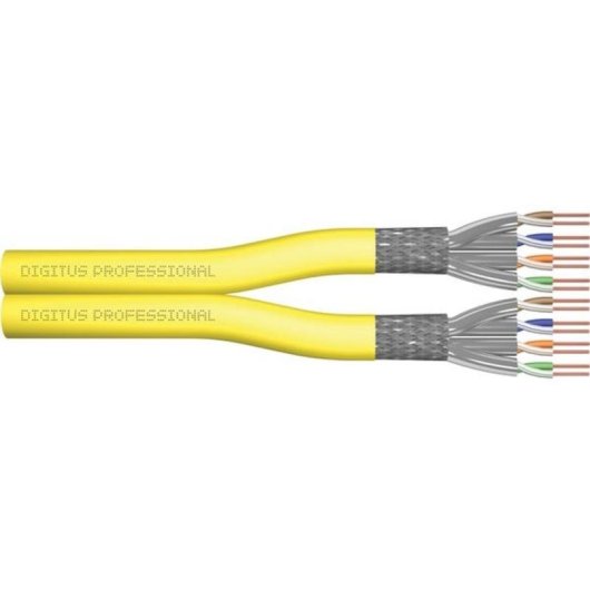 Cable réseau Digitus Cat7a S/FTP 500 m jaune
