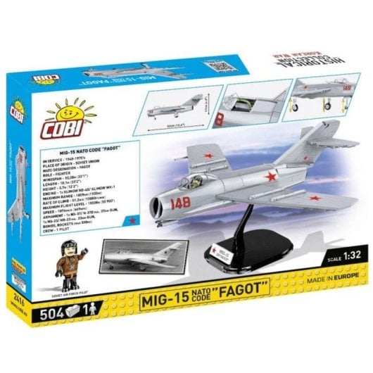 COBI MiG-15 Fagot COBI-2416 504 pièces