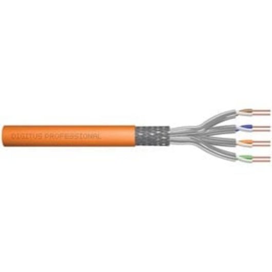 Cable de red Digitus Cat 7 S/FTP 25 m naranja 1200 MHz