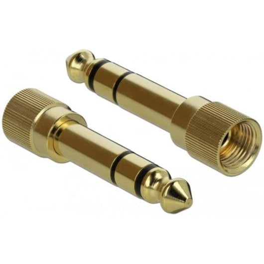 Adattatore audio DeLOCK 65983 6,35 mm a 3,5 mm dorato