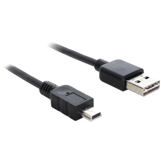 Cable USB 2.0 A a Mini-USB DeLOCK 1 m Negro Macho/Macho