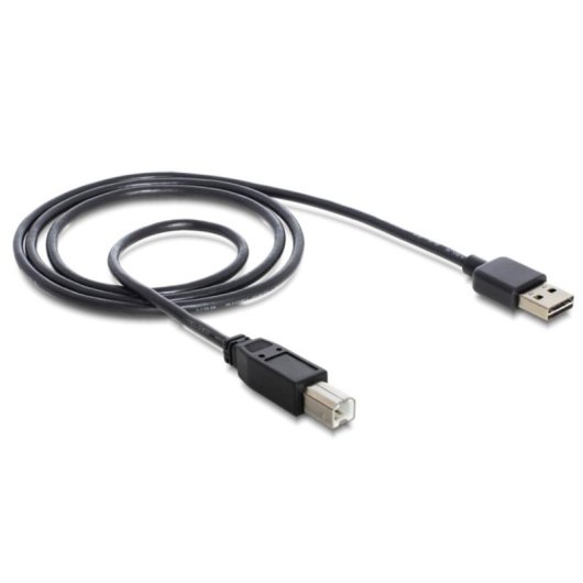 Cable USB 2.0 DeLOCK 3 m A - B Macho/Macho Negro