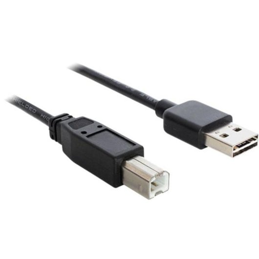 Cable USB 2.0 DeLOCK 3 m A - B Macho/Macho Negro