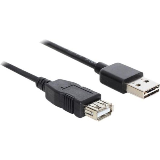 Cable USB Delock EASY-USB 2.0-A 5m negro