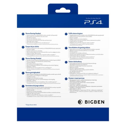 Nacon Offizielles PlayStation Kabelgebundenes Headset 40mm Verstellbares Mikro Rot