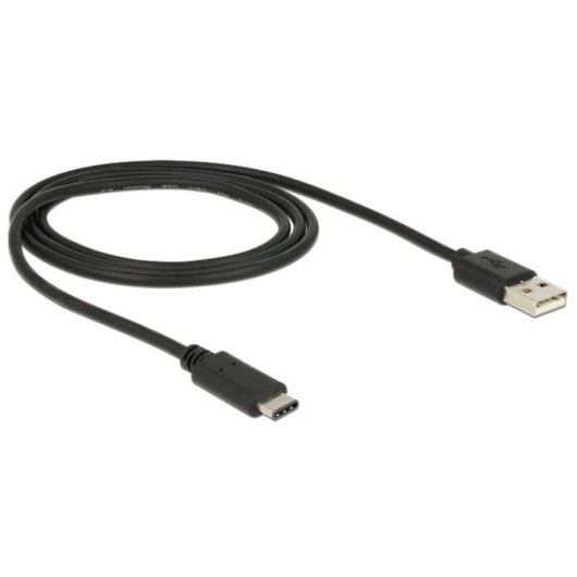 Cavo USB DeLOCK 83600 1 m USB 2.0 USB C a USB A Nero