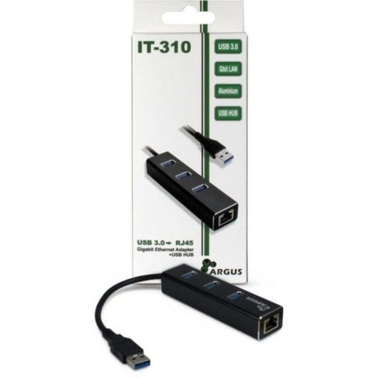 Netzwerkadapter Inter-Tech ARGUS IT-310 USB 3.2 Gen 1 Gigabit Ethernet