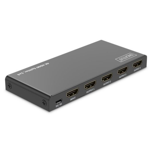 Splitter HDMI 1x4 DIGITUS 4K/60 Hz HDCP 2.3 EDID