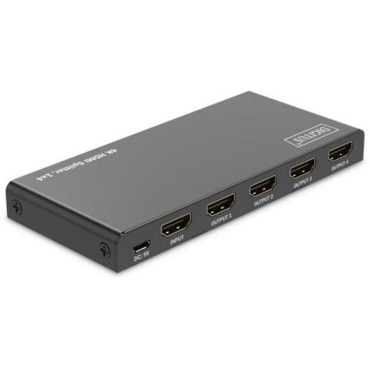 Splitter HDMI 1x4 DIGITUS 4K/60 Hz HDCP 2.3 EDID