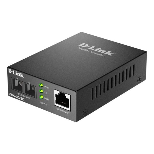 Convertidor de Red D-Link DMC-G02SC/B 1000 Mbit/s Multimodo
