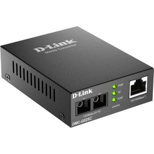 Convertidor de Red D-Link DMC-G02SC/B 1000 Mbit/s Multimodo