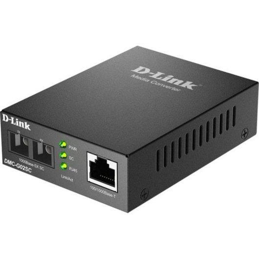 Convertidor de Red D-Link DMC-G02SC/B 1000 Mbit/s Multimodo