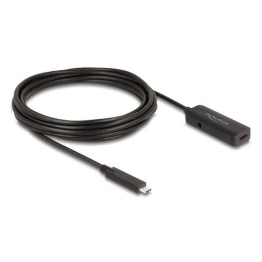 Cavo di estensione USB-C DeLOCK 80028 5 m USB 3.2 Gen 2 10 Gbit/s Nero