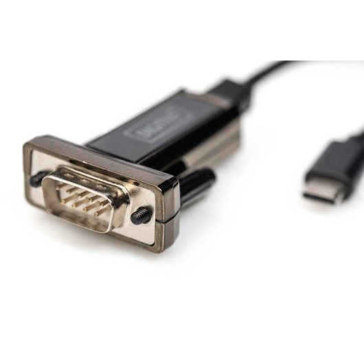 Adaptador USB tipo C a serial DB-9 Digitus 1 m