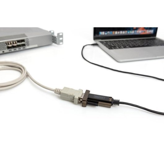 Adaptador USB tipo C a serial DB-9 Digitus 1 m